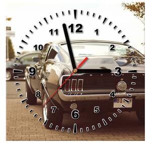 Gario Órás falikép Ford Mustang, 55laney69 Méret: 30 x 30 cm