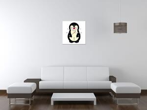 Gario Órás falikép Pingvin Méret: 30 x 30 cm