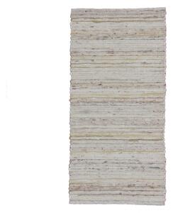 Vastag gyapjú szőnyeg Rustic 65x135 szövött rongyszőnyeg