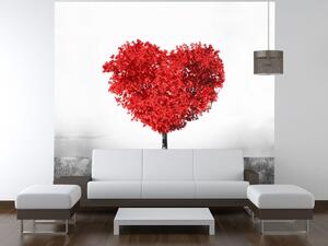 Gario Fotótapéta Vöröses szeretetfa Anyag: Öntapadó, Méret: 268 x 240 cm