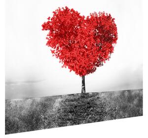 Gario Fotótapéta Vöröses szeretetfa Anyag: Vlies, Méret: 95 x 205 cm
