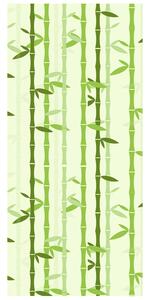 Gario Fotótapéta ajtóra Bambusz motívum Anyag: Öntapadó, Méret: 95 x 205 cm