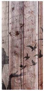 Gario Fotótapéta ajtóra Szerelem a fán Anyag: Öntapadó, Méret: 95 x 205 cm