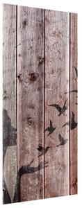 Gario Fotótapéta ajtóra Szerelem a fán Anyag: Öntapadó, Méret: 95 x 205 cm