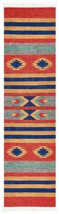 Szőnyeg HATIS Színes 80 x 300 cm Pamut Kilim