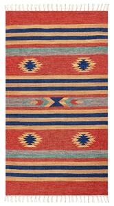 Szőnyeg HATIS Színes 80 x 150 cm Pamut Kilim