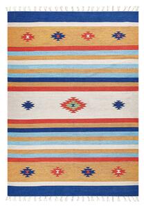 Szőnyeg TARONIK Színes 140 x 200 cm Pamut Kilim
