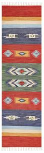 Szőnyeg KAMARIS Színes 80 x 300 cm Pamut Kilim