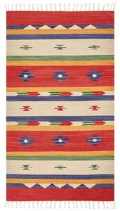 Szőnyeg ALAPARS Színes 80 x 150 cm Pamut Kilim
