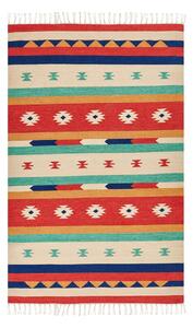 Szőnyeg MARGARA Színes 140 x 200 cm Pamut Kilim