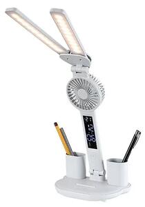 Rabalux novilo beltéri asztali ventilátoros lámpa 7w 420lm ip20 fehér