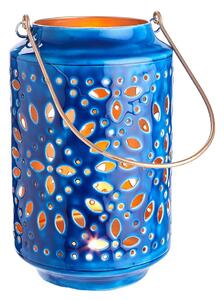 BLUE MAROCCO lámpás, kék 25cm