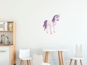 Gario Gyerek falmatrica Lila lovacska Méret: 20 x 20 cm