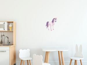 Gario Gyerek falmatrica Lila lovacska Méret: 20 x 20 cm