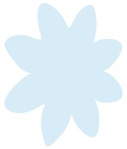 Gario Gyerek falmatrica Egyszeru kék virág Méret: 10 x 10 cm