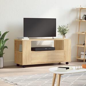 Sonoma tölgy színű szerelt fa TV-szekrény 102 x 34,5 x 43 cm