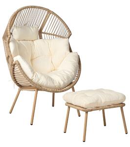 Kerti szék MURANO PE Rattan Természetes