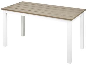 Kerti asztal MESSINA 100 cm 52 cm Fehér