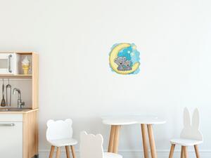 Gario Gyerek falmatrica Mackók a holdon Méret: 10 x 10 cm