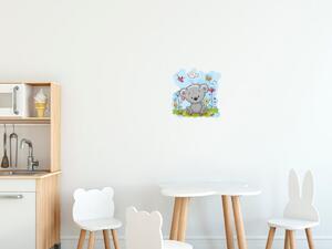 Gario Gyerek falmatrica Mackó a mezon Méret: 10 x 10 cm