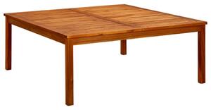 Tömör akácfa kerti dohányzóasztal 110 x 110 x 45 cm