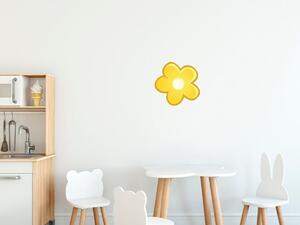 Gario Gyerek falmatrica Sárga virágocska Méret: 10 x 10 cm