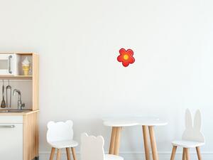 Gario Gyerek falmatrica Piros virágocska Méret: 10 x 10 cm
