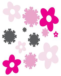 Gario Gyerek falmatrica Kis virágok Méret: 10 x 10 cm
