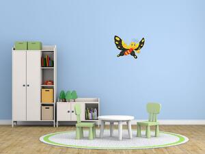 Gario Gyerek falmatrica Lepke fekete szárnyakkal Méret: 20 x 20 cm