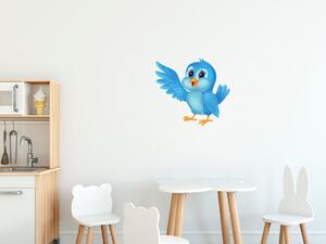 Gario Gyerek falmatrica Kék madárka Méret: 20 x 20 cm