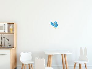 Gario Gyerek falmatrica Kék madárka Méret: 20 x 20 cm