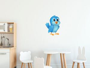 Gario Gyerek falmatrica Kis kék madárka Méret: 10 x 10 cm