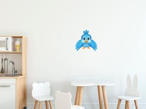 Gario Gyerek falmatrica Táncoló kék madárka Méret: 20 x 20 cm