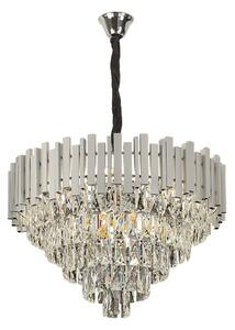 Mennyezeti függő lámpa G051-CP 50CM Chrome kristály arany