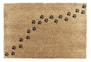 Kókuszrost lábtörlő 40x60 cm Paw Prints – Artsy Doormats