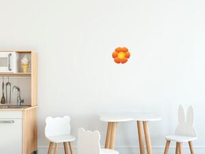 Gario Gyerek falmatrica Narancssárga virág Méret: 10 x 10 cm