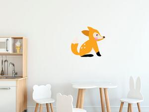 Gario Gyerek falmatrica Kis róka Méret: 100 x 100 cm