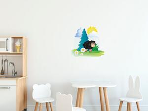 Gario Gyerek falmatrica Fekete birka Méret: 10 x 10 cm