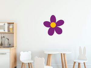 Gario Gyerek falmatrica Lila virágocska Méret: 10 x 10 cm