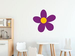 Gario Gyerek falmatrica Lila virágocska Méret: 100 x 100 cm