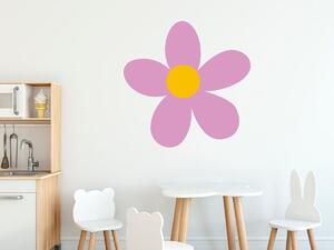 Gario Gyerek falmatrica Világoslila virágocska Méret: 10 x 10 cm