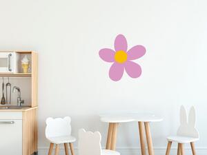 Gario Gyerek falmatrica Világoslila virágocska Méret: 100 x 100 cm