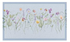 PVC lábtörlő 40x70 cm Blue Wild Flowers – Artsy Doormats