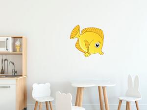 Gario Gyerek falmatrica Sárga halacska Méret: 10 x 10 cm