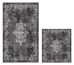 Szürke fürdőszobai kilépő szett 2 db-os 60x100 cm – Foutastic