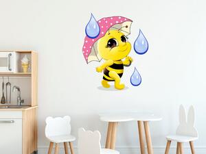 Gario Gyerek falmatrica Méhecske esernyovel Méret: 100 x 100 cm