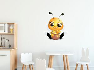Gario Gyerek falmatrica Méhecske mézzel Méret: 10 x 10 cm