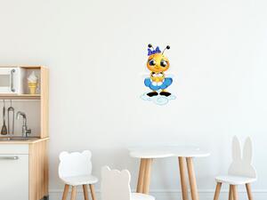 Gario Gyerek falmatrica Méhecske kék szoknyában Méret: 100 x 100 cm