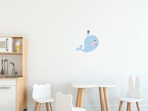 Gario Gyerek falmatrica Vidám bálna Méret: 10 x 10 cm