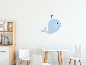 Gario Gyerek falmatrica Vidám bálna Méret: 10 x 10 cm